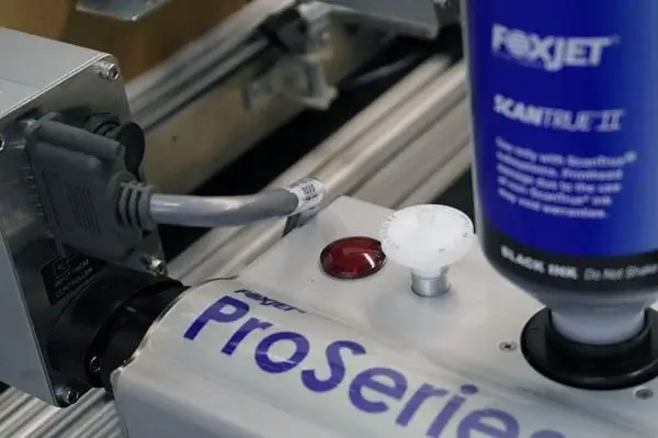 FoxJet ProSeries Enhanced LowInkIndicator Extreme Close Up