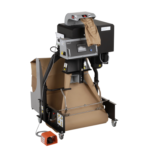 FasFil 1500 with white paper And Worker