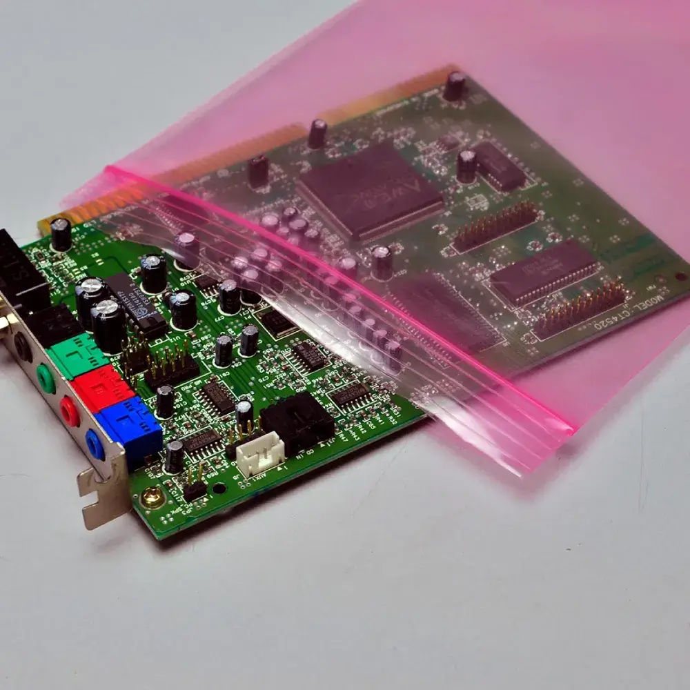 Static Control Pink Poly Bags and Static Shielding Bags Static Control Pink Poly Bags and Static Shielding Bags